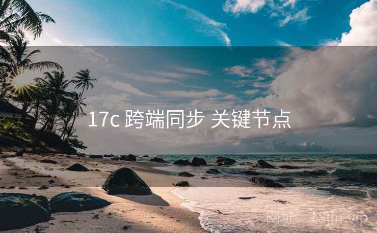 17c 跨端同步 关键节点 第2张 17c 跨端同步 关键节点 第2张
